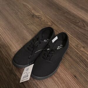 Black Canvas Shoes